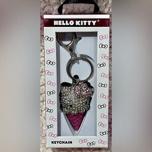 Hello Kitty Rhinestone Keychain